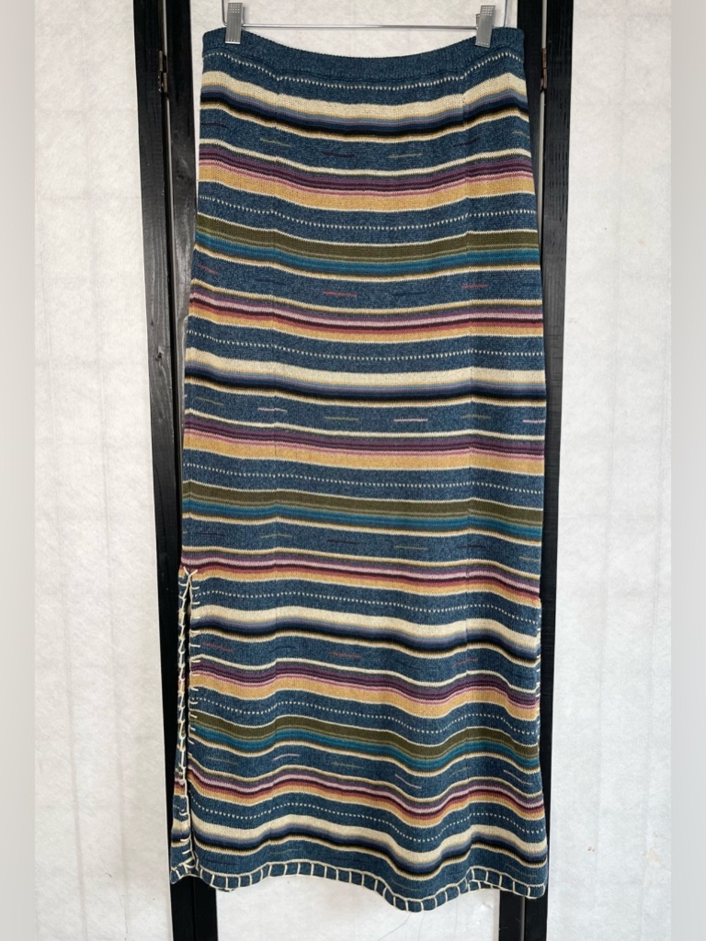 Double D Ranch Striped Knit Tank top and skirt set. Size: M - Picture 4 of 11